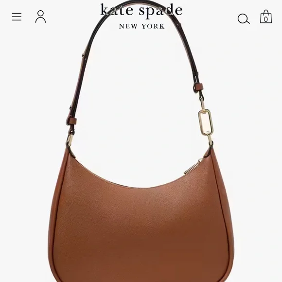 Kate Spade Kayla Large Shoulder Bag Brown - Picture 4 of 12